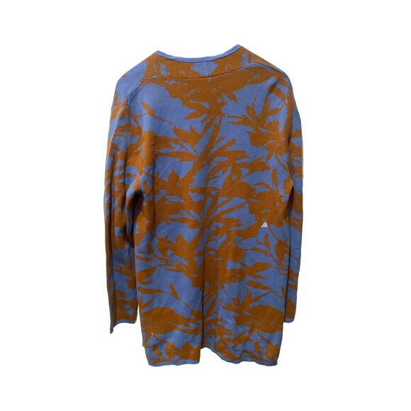 Soft Surroundings Open Front Cardigan Sz XL Blue Longline Royal Bay Cardi - Picture 6 of 7